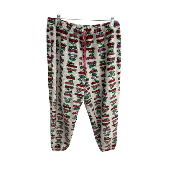 Muk Luks Waffle Knit Christmas Trucks Pajama Set SZ Extra Large - Picture 4 of 13